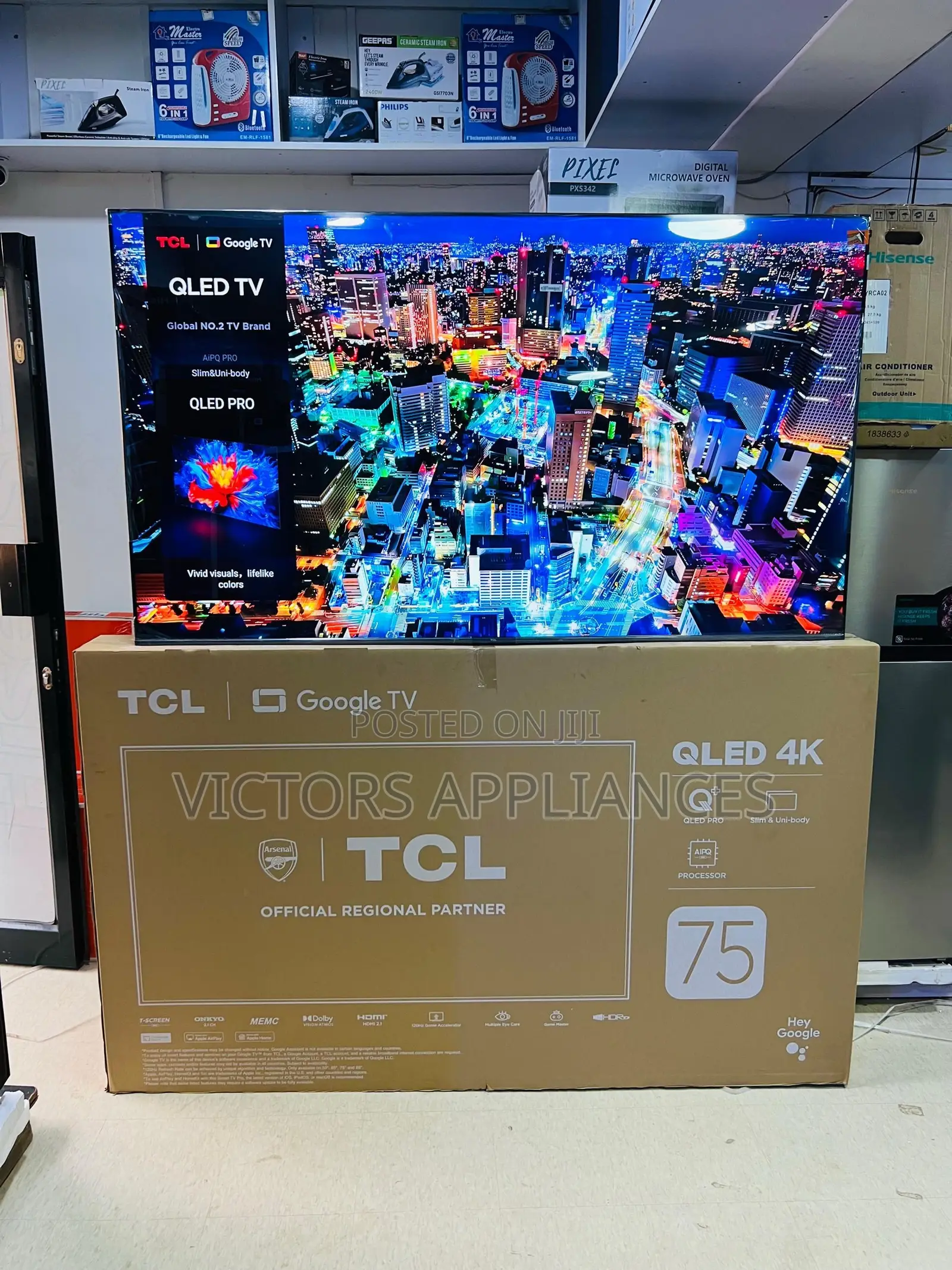 TCL 75inches Qled Google Smart Tv