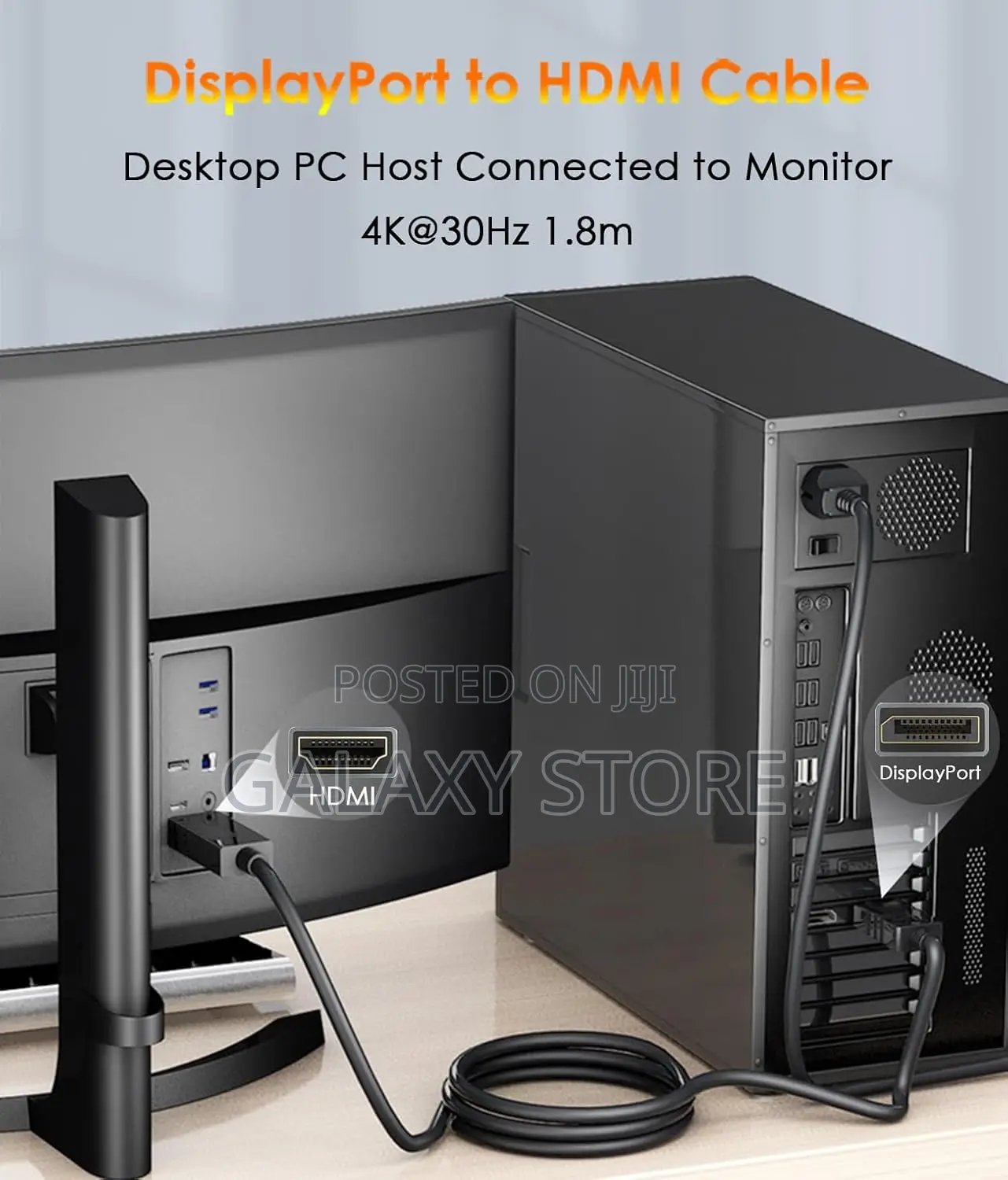 Displayport to Hdmi Cable, Dp to Hdmi Cable