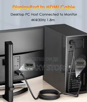 Displayport to Hdmi Cable, Dp to Hdmi Cable