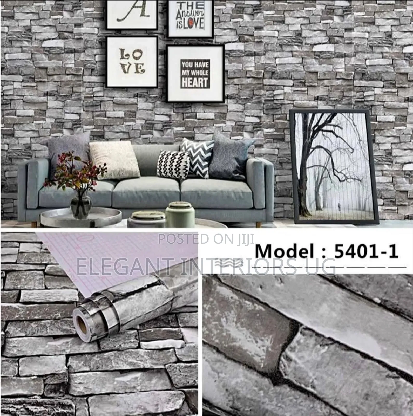 Self Adhesive and None Adhesive Wallpapers Available for Tv Background
