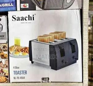 Saachi 4 Slices Electric Stainless Steel Toaster Oven