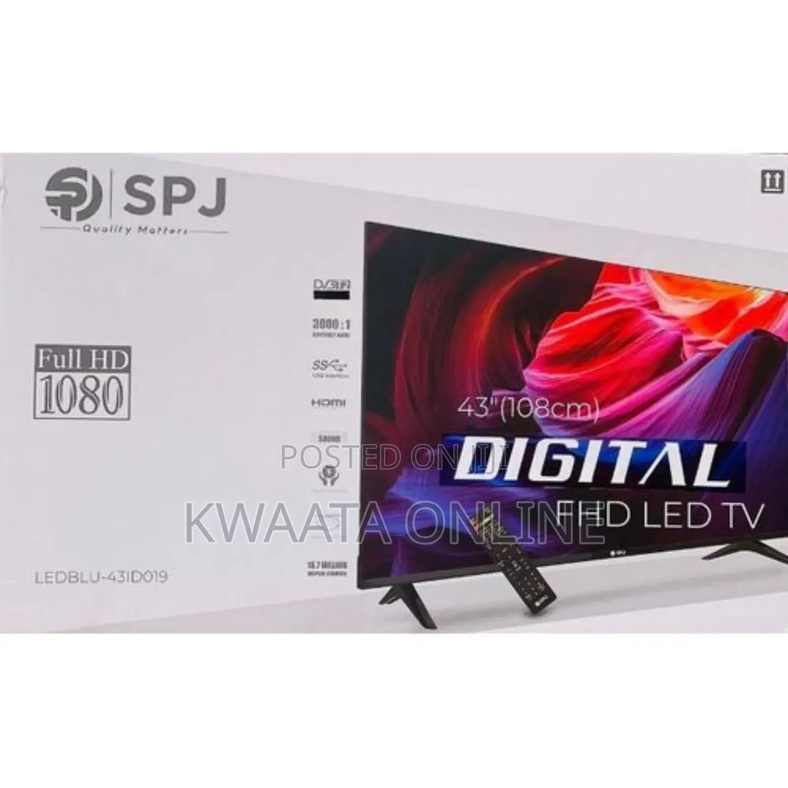 Spj 32 Inch Full Hd Led Digital Frameless Tv