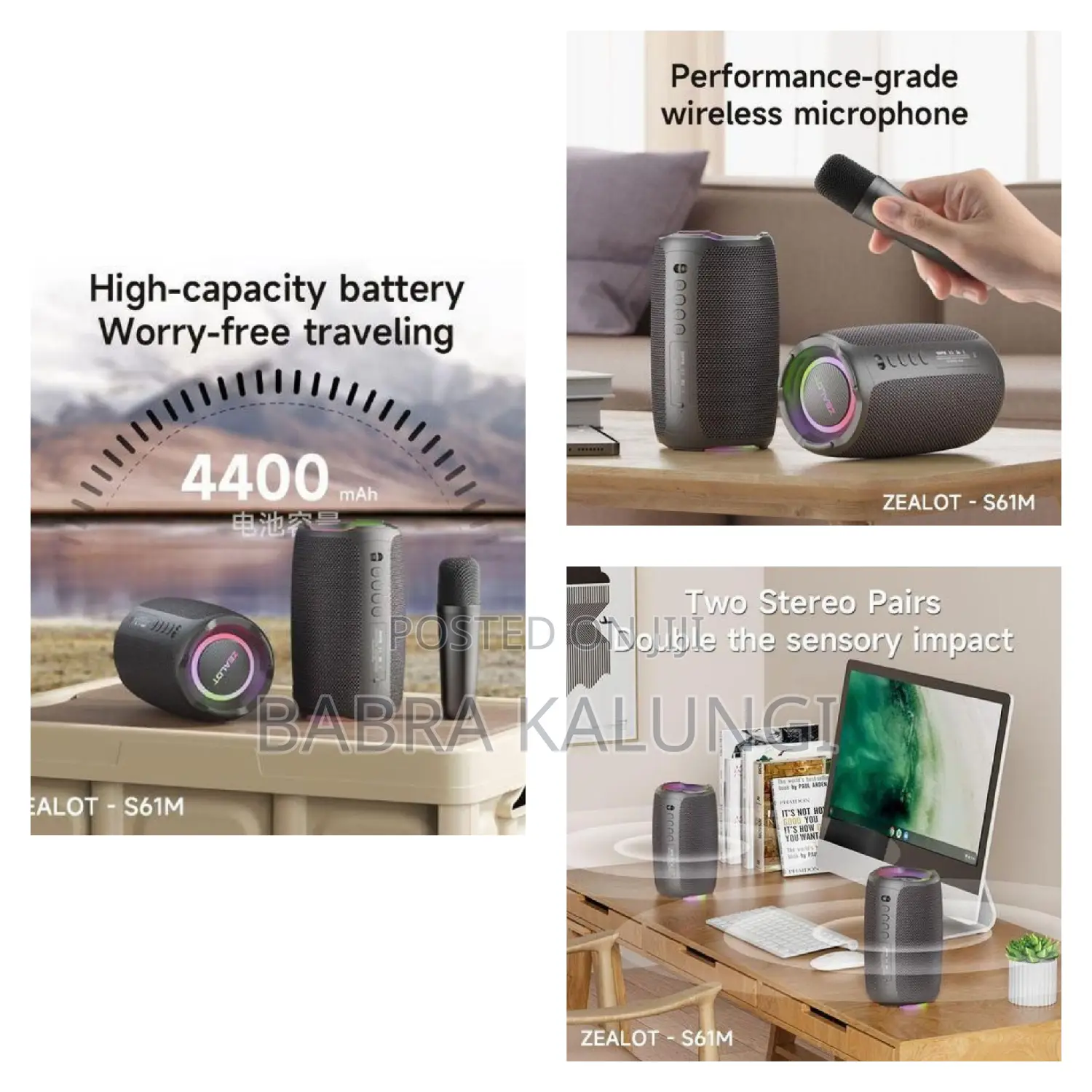 Portable Bluetooth Speaker, Zealot