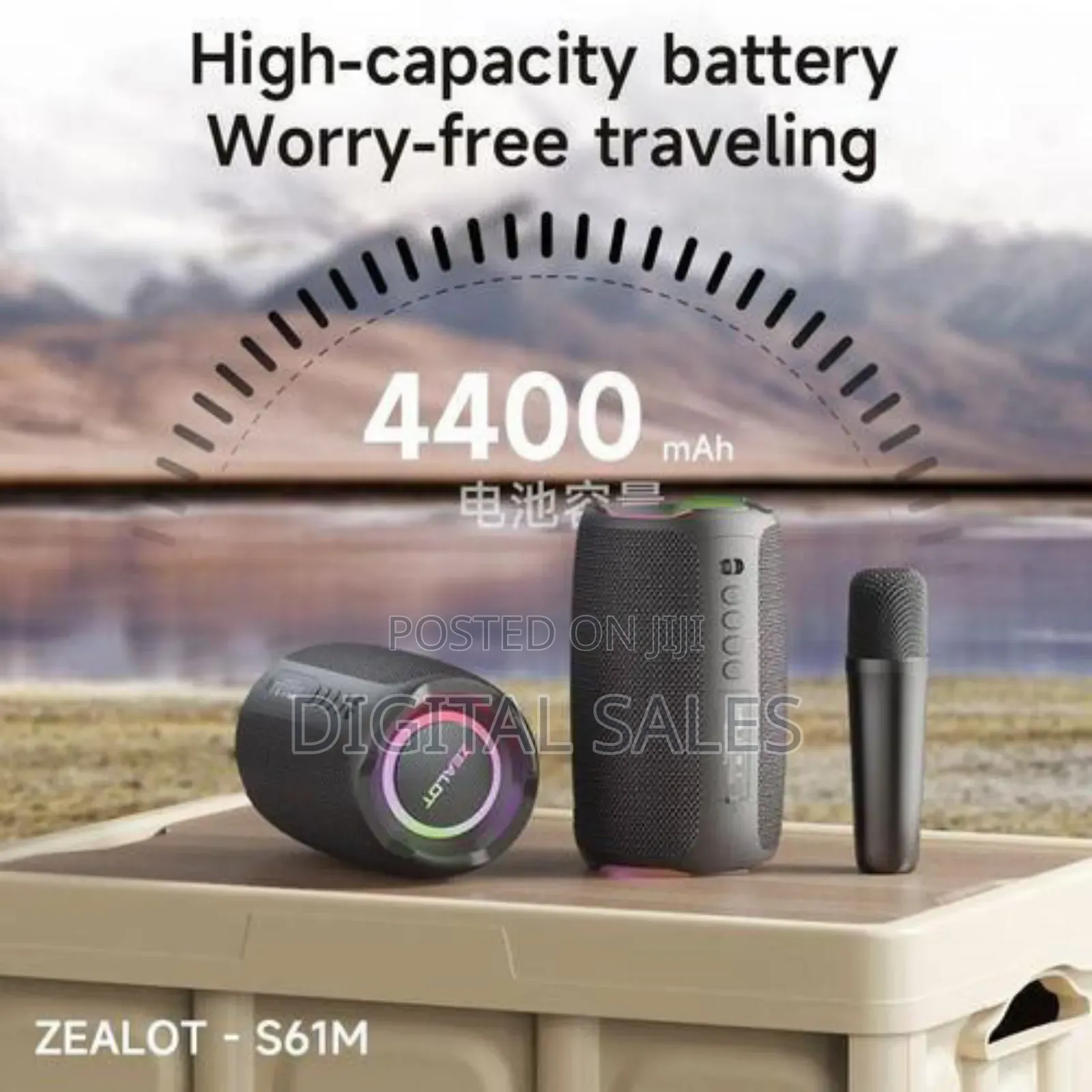 Original Electric Zealot Speaker With Microphone