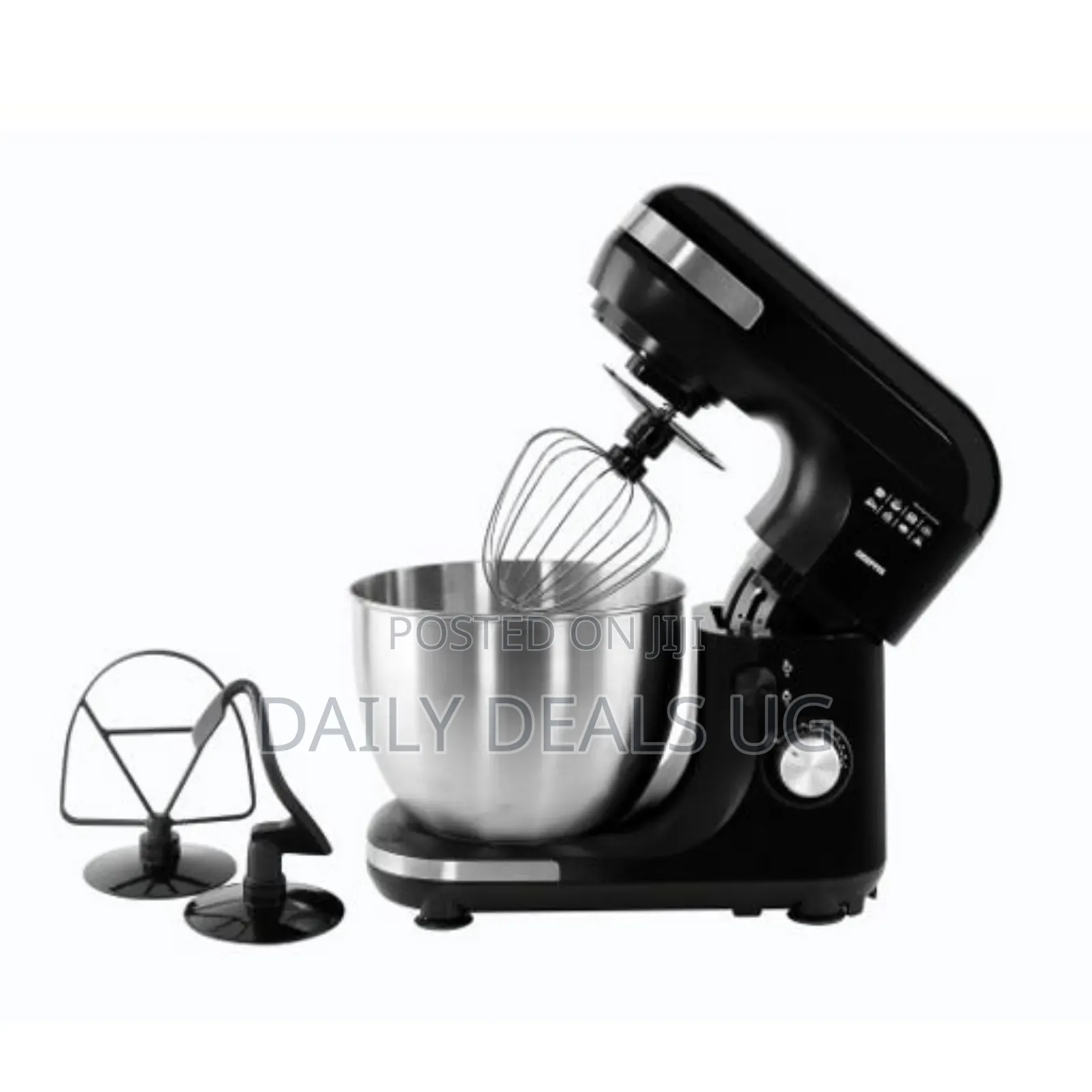 Geepas Gsm43013 3 in 1, Stand Mixer Stainless Steel Bowl