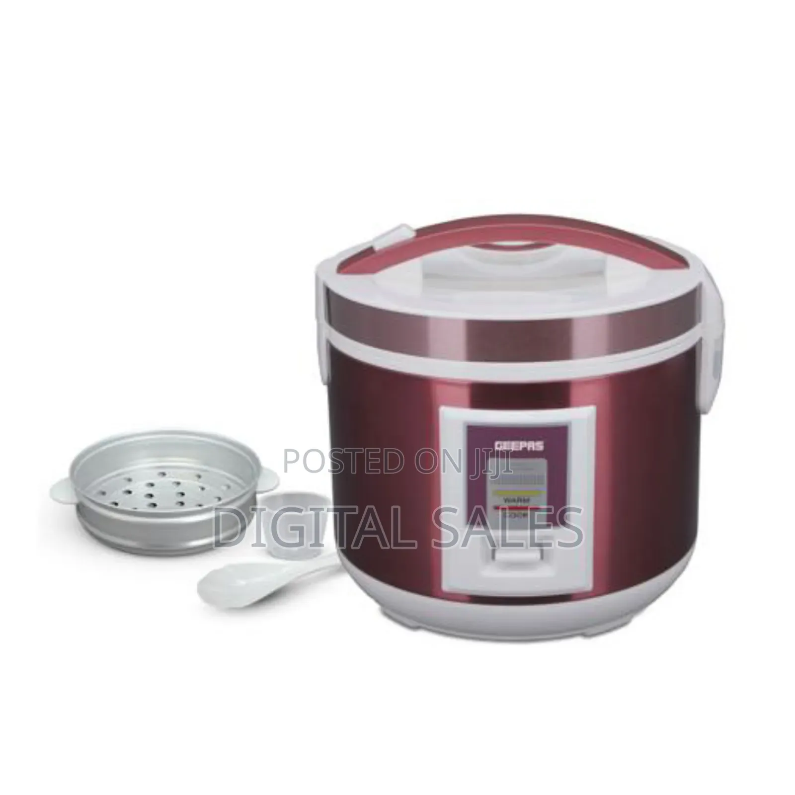 Electric Original Geepas 1.5l Automatic Rice Cooker 2yrs Warranty