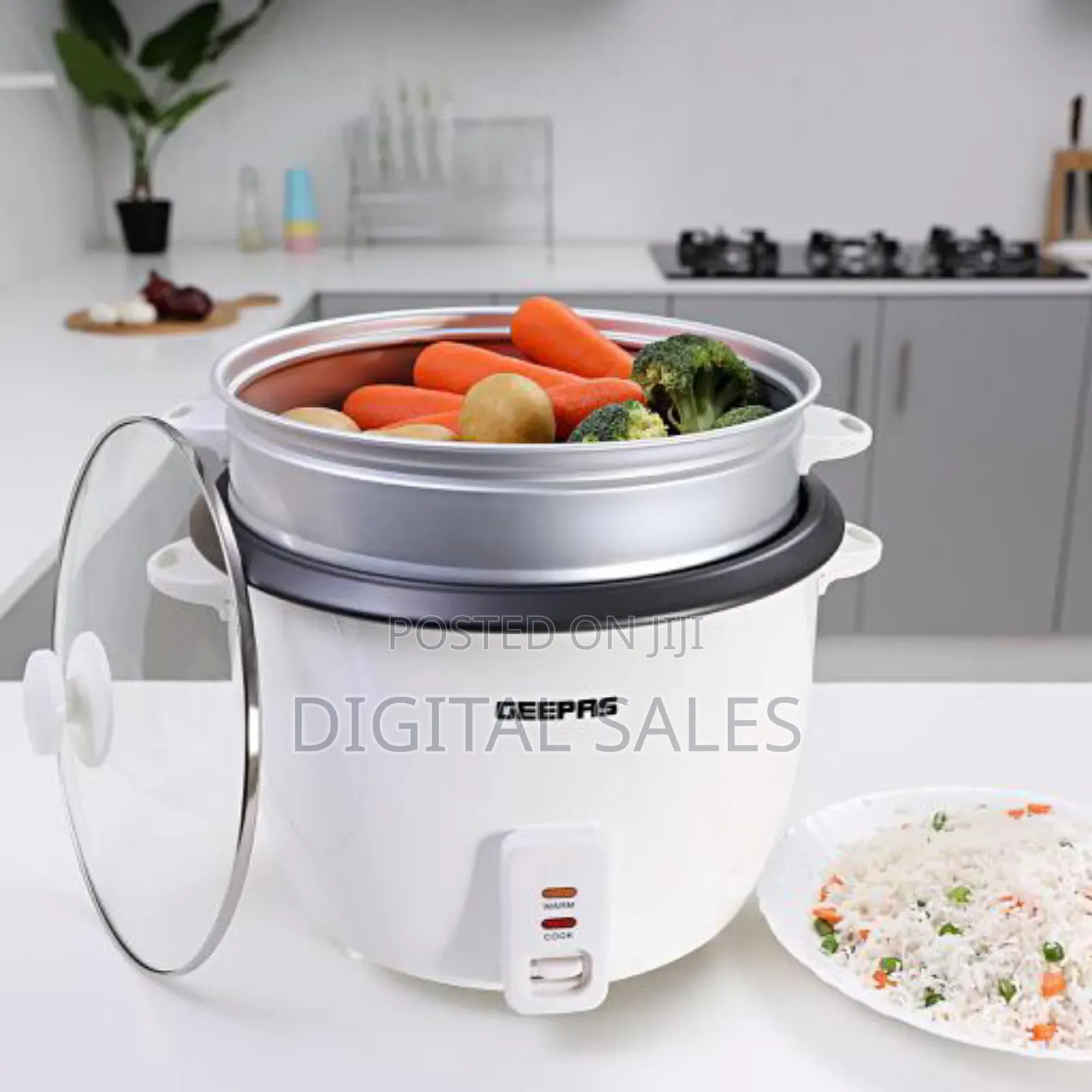 Geepas Grc4327 Automatic Rice Cooker, 2.8l