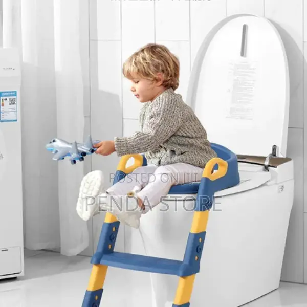 Kids Toilet Seat Trainer – Adjustable Toilet Steps Ladder
