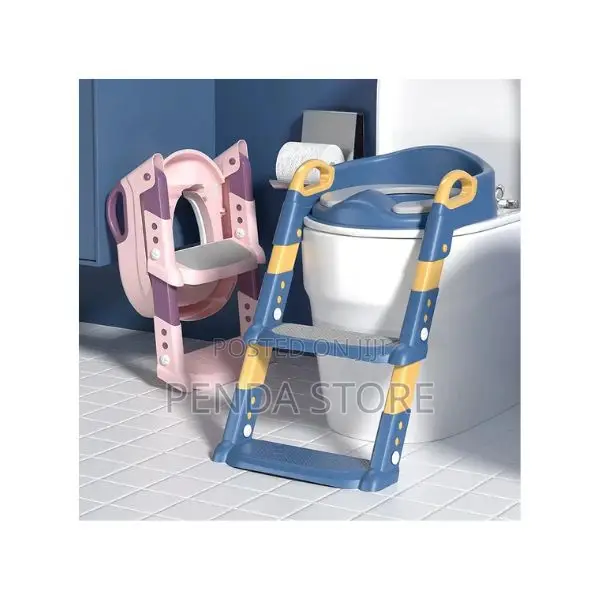 Kids Toilet Seat Trainer – Adjustable Toilet Steps Ladder