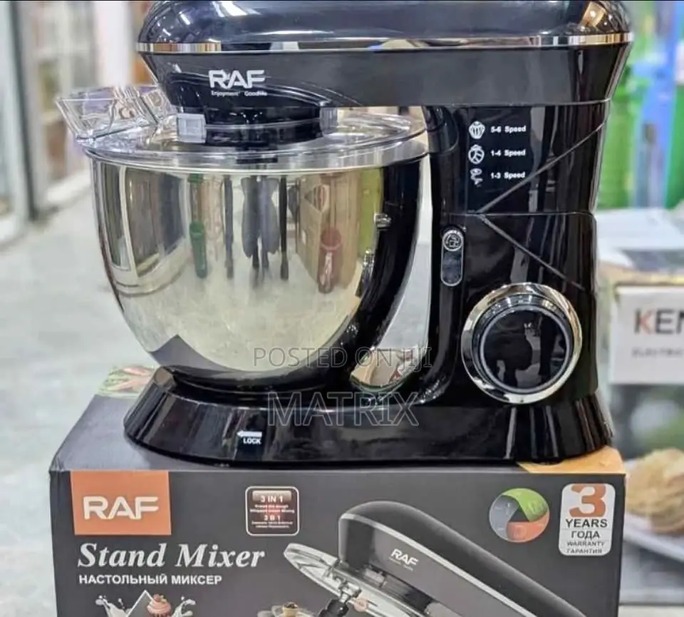 Raf 10 Litres / 10l Electric Stand / Hand Mixer Tilt-Head Food