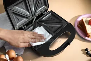 Portable Powerful 700w 2 Slice Grill Maker With Non-Stick Plates