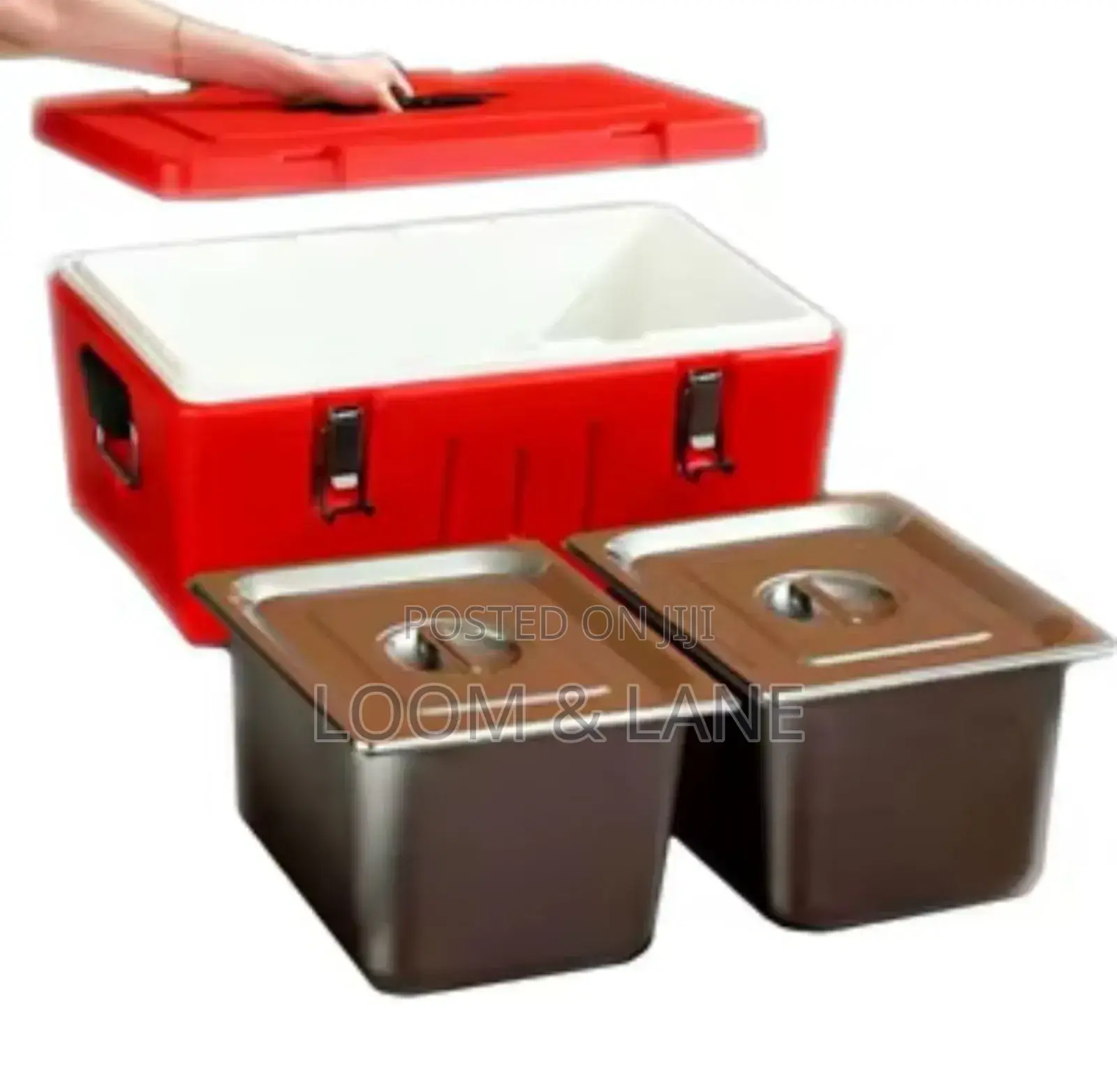 Hot and Cold Double Dish Insulated Food Container