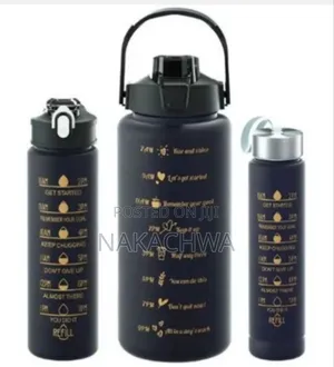 3 Pack Motivation Water Bottle