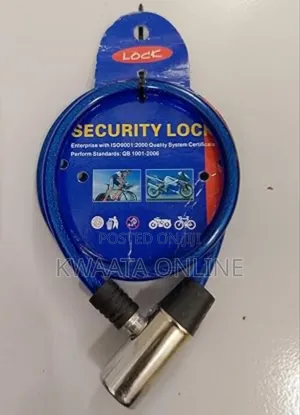 Heavy Duty Multipurpose Cable Lock, Steel Keylock, Anti-theft