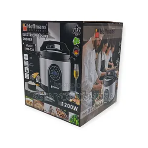 Hoffmans 6l Electric Pressure Cooker Hm-722 - 1200w Power