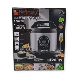 Hoffmans 6l Electric Pressure Cooker Hm-722 - 1200w Power