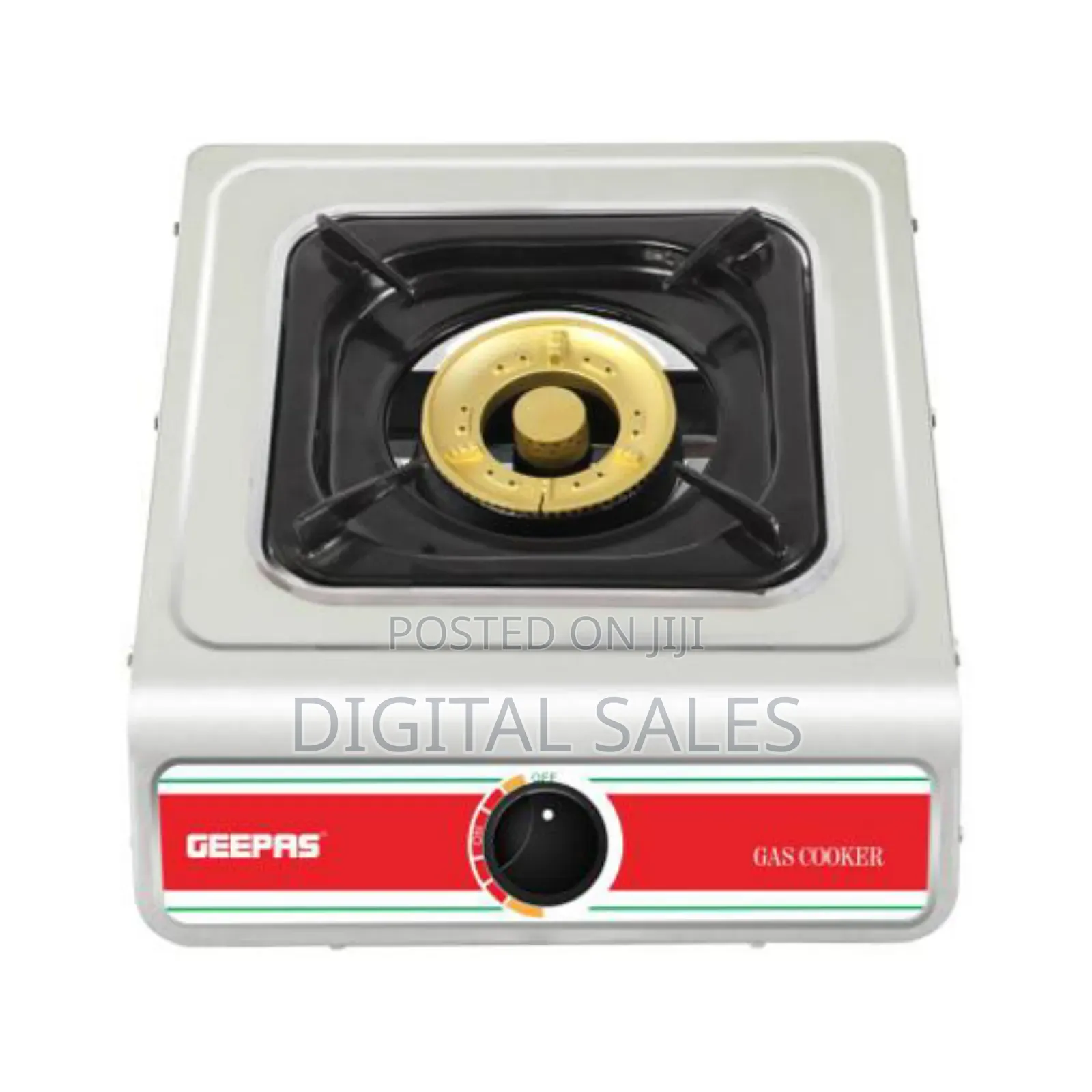 Geepas Gk681 Stainless Steel Single Gas Burner
