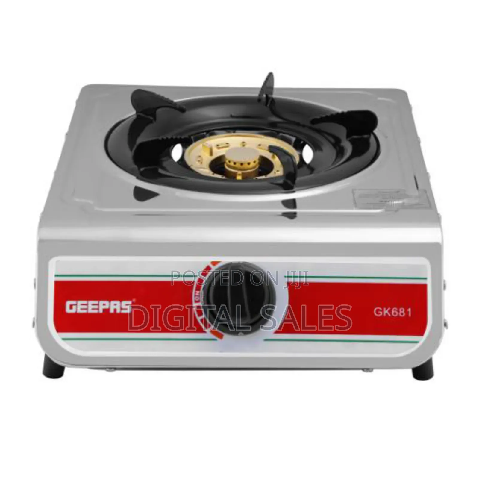 Electric Geepas Gk681 Stainless Steel Single Gas Burner