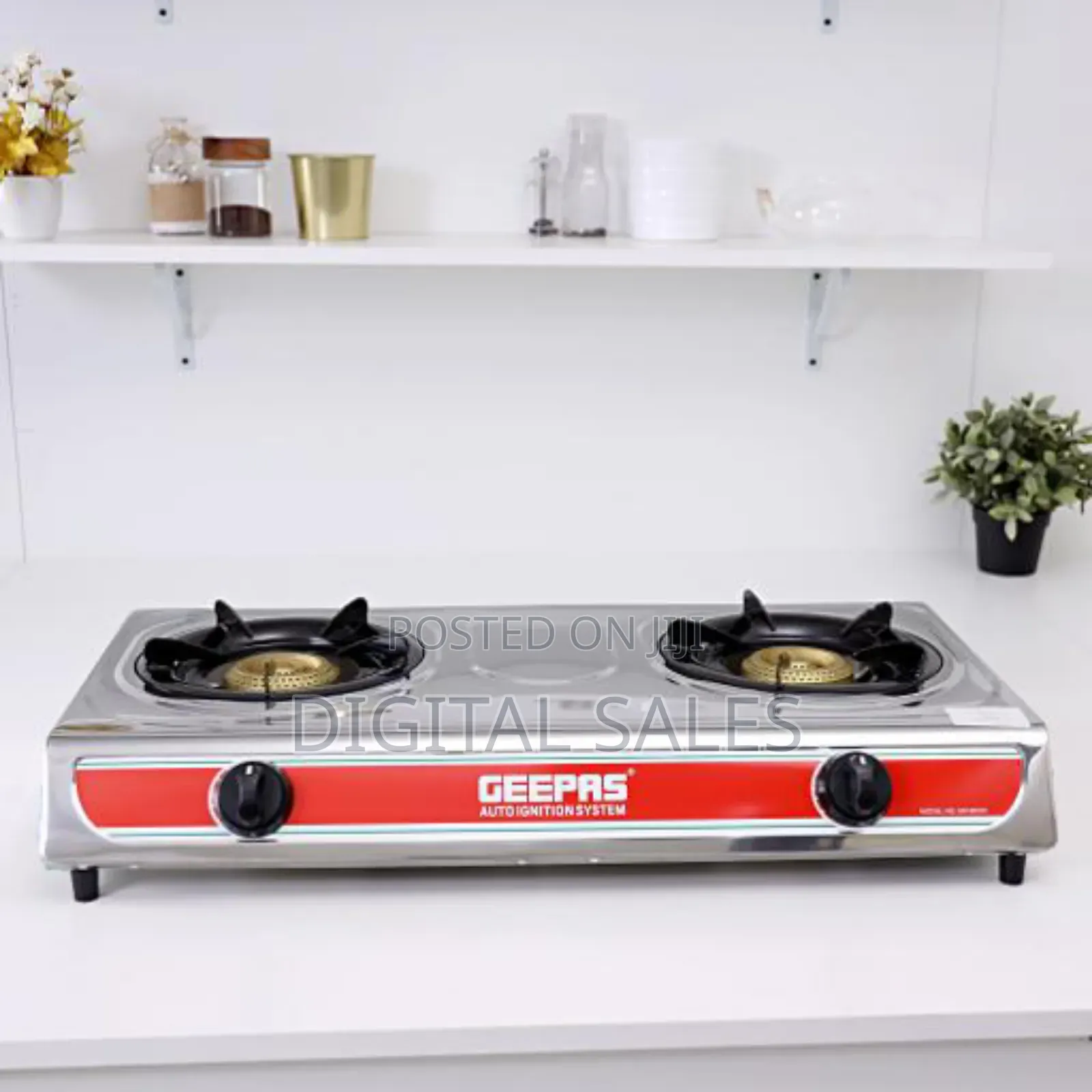 Geepas Gk5605 Stainless Steel Gas Cooker