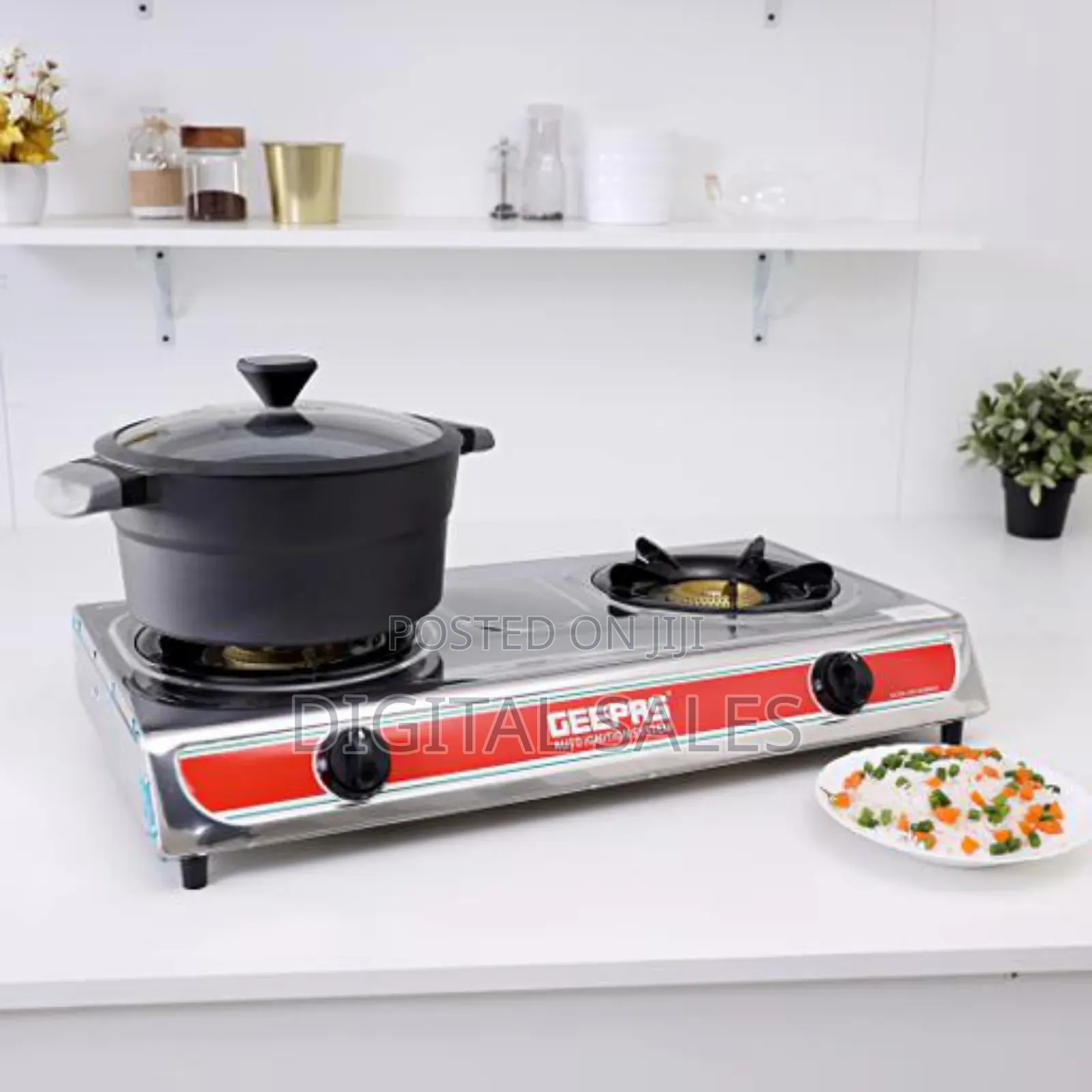 Geepas Gk5605 Stainless Steel Gas Cooker