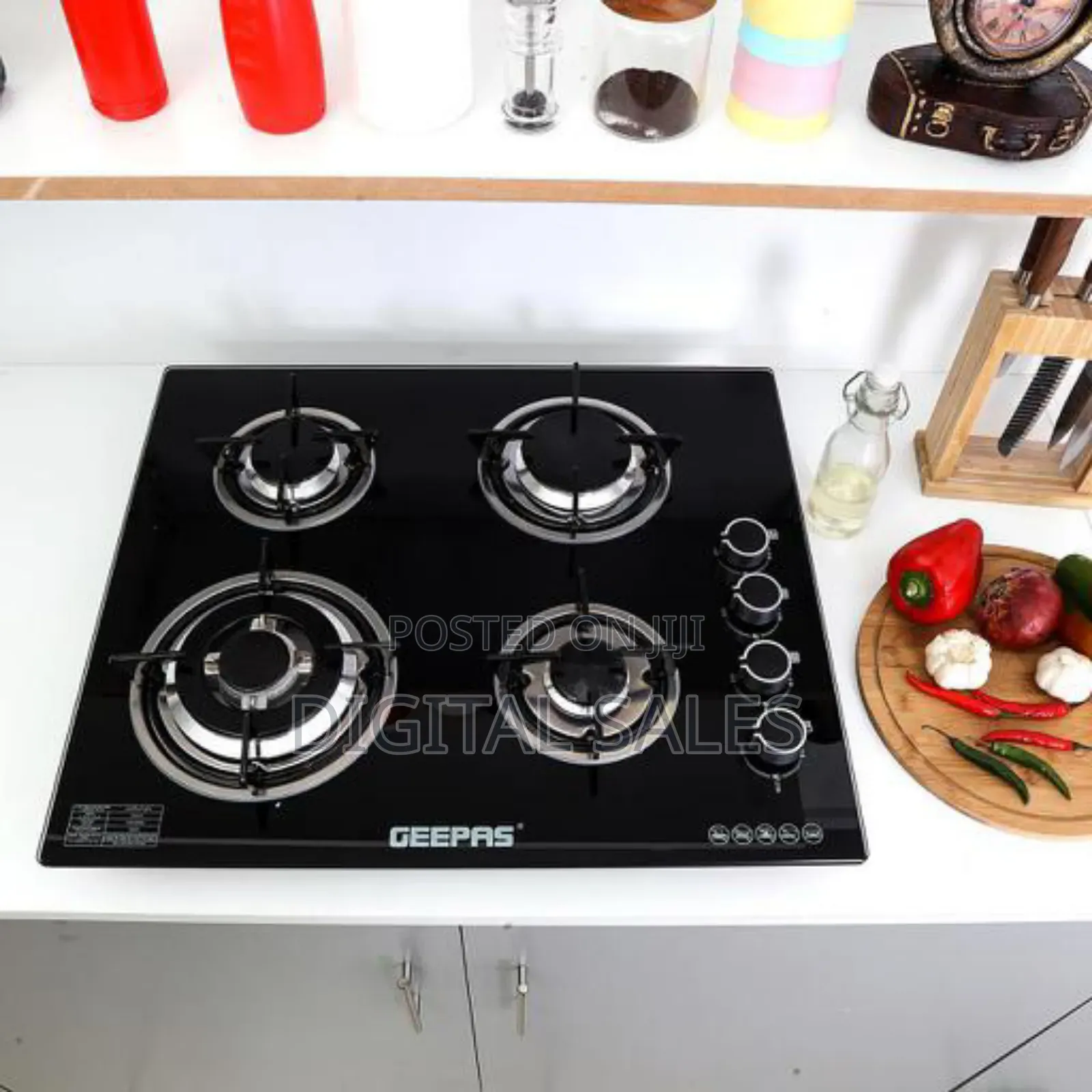 Geepas Gk4410 4 Burners Gas Cooker