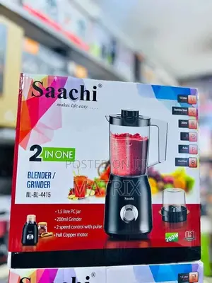 Saachi 2-in-1 1.5l Juice Blender and Grinder