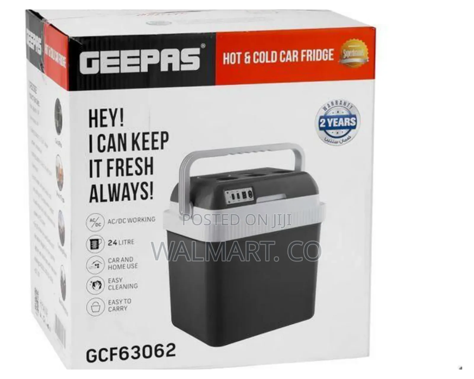 Geepas 24l Hot and Cold Car Fridge