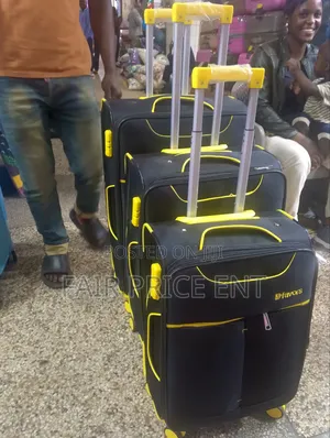 Original Cloth Suitcases. Fullset.( Black)