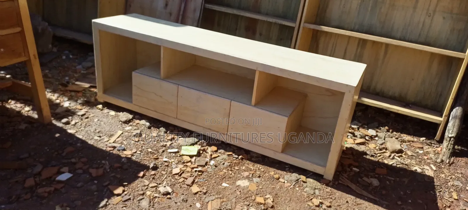 Tv Stand With Golden Rings