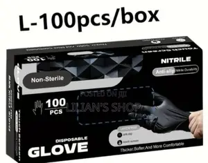100pcs Black Disposable Multifunction Gloves