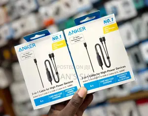 Anker 2-in-1 Usb-C to Usb-C Cable (4ft, 140w).