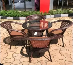 Craftsman Rattan Dining Table