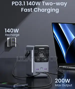 Ugreen 300w 48000mah Power Bank With Smart Digital Display