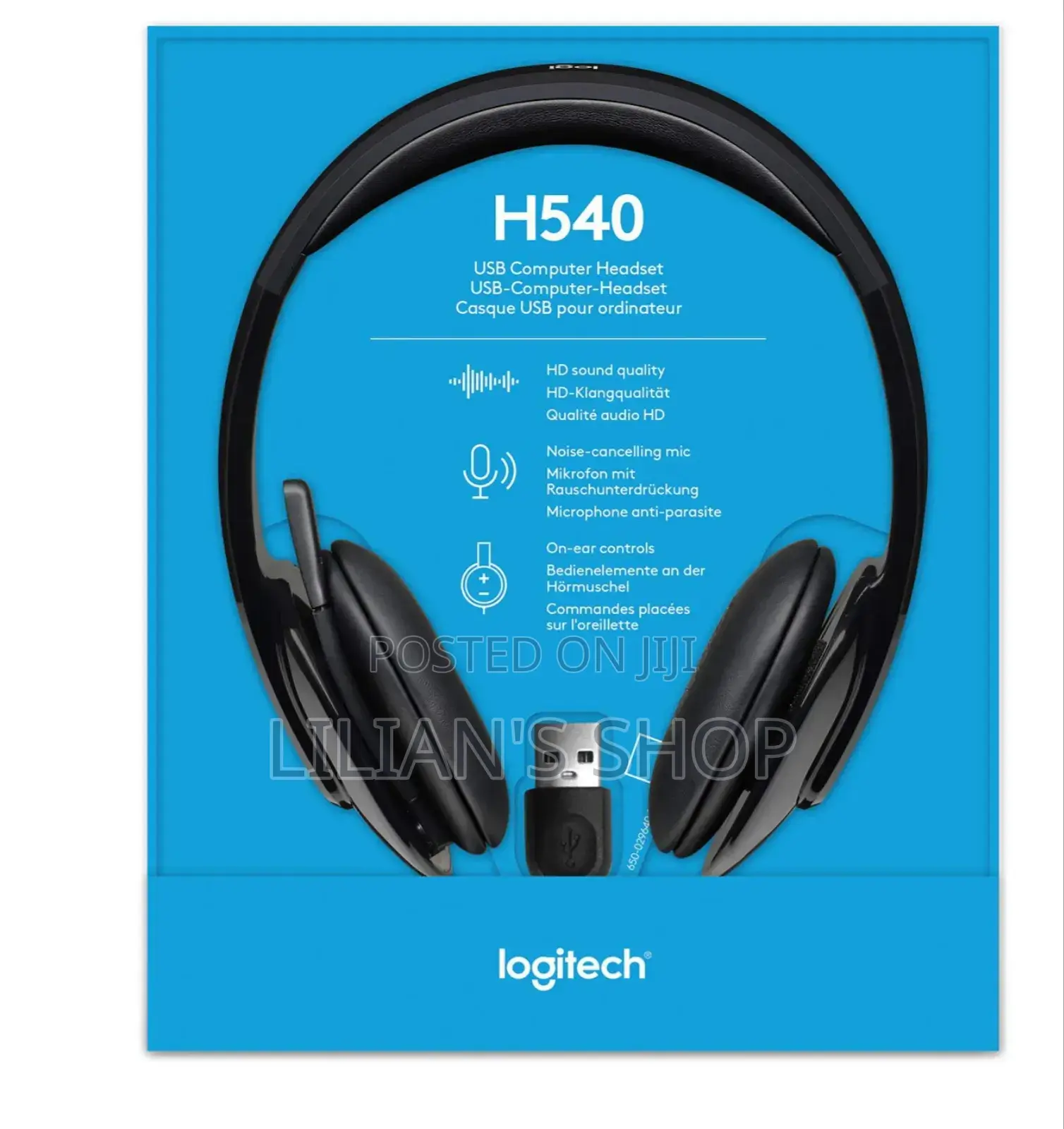 Logitech H540 Usb -a Wired Headset
