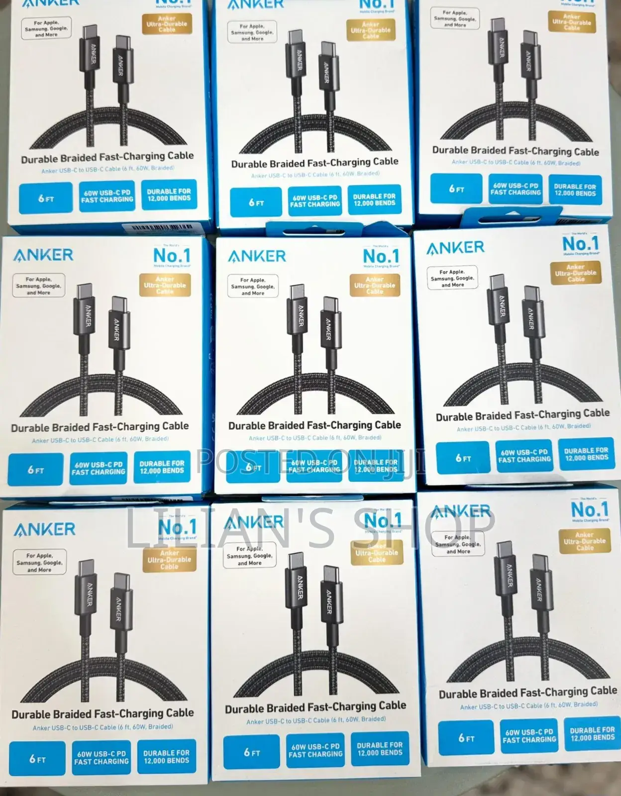 Anker C to C Durable Braided Fast Charging Cable