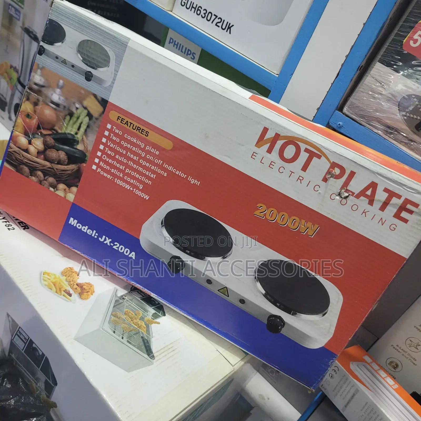Hot Plate With 2 Burners, Electric Hot Plate Double