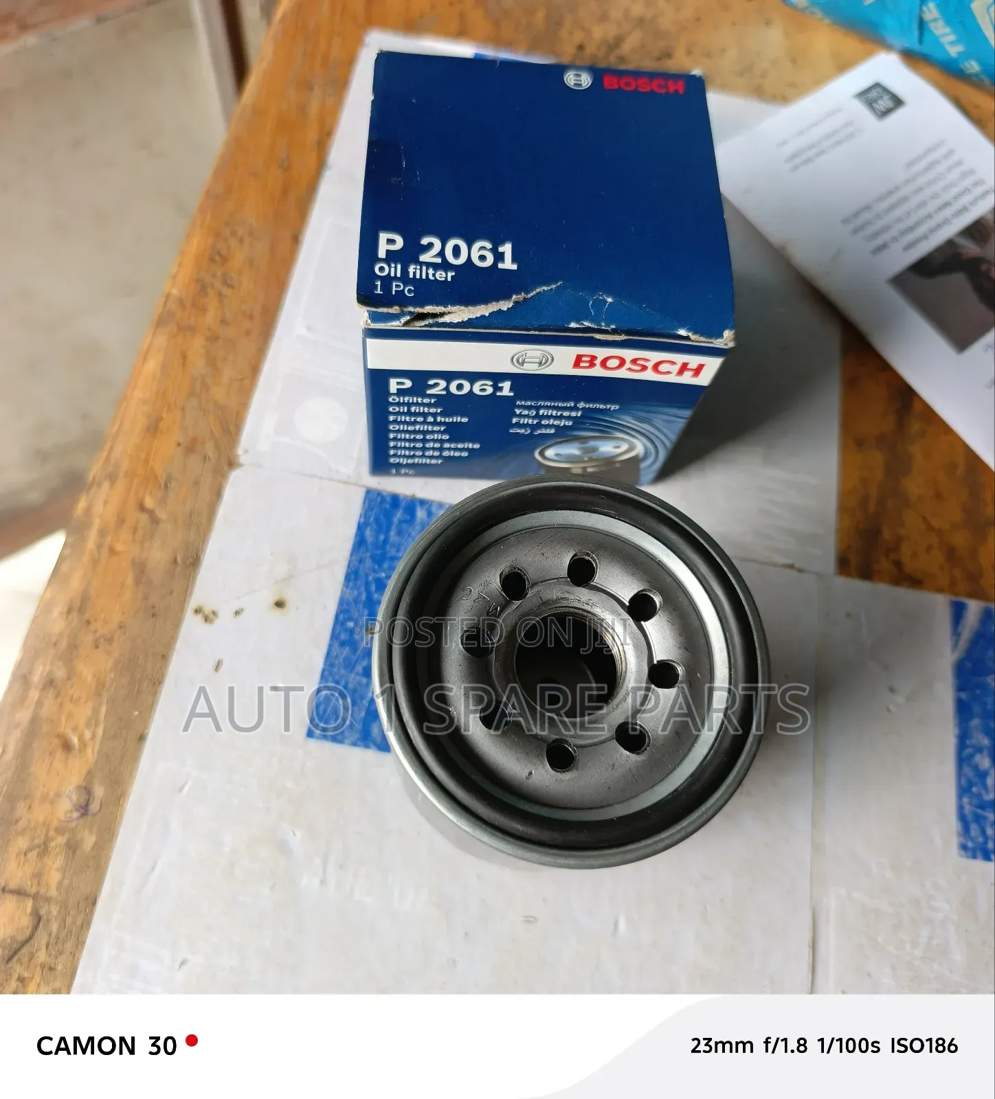Subaru Oil Filter Bosch