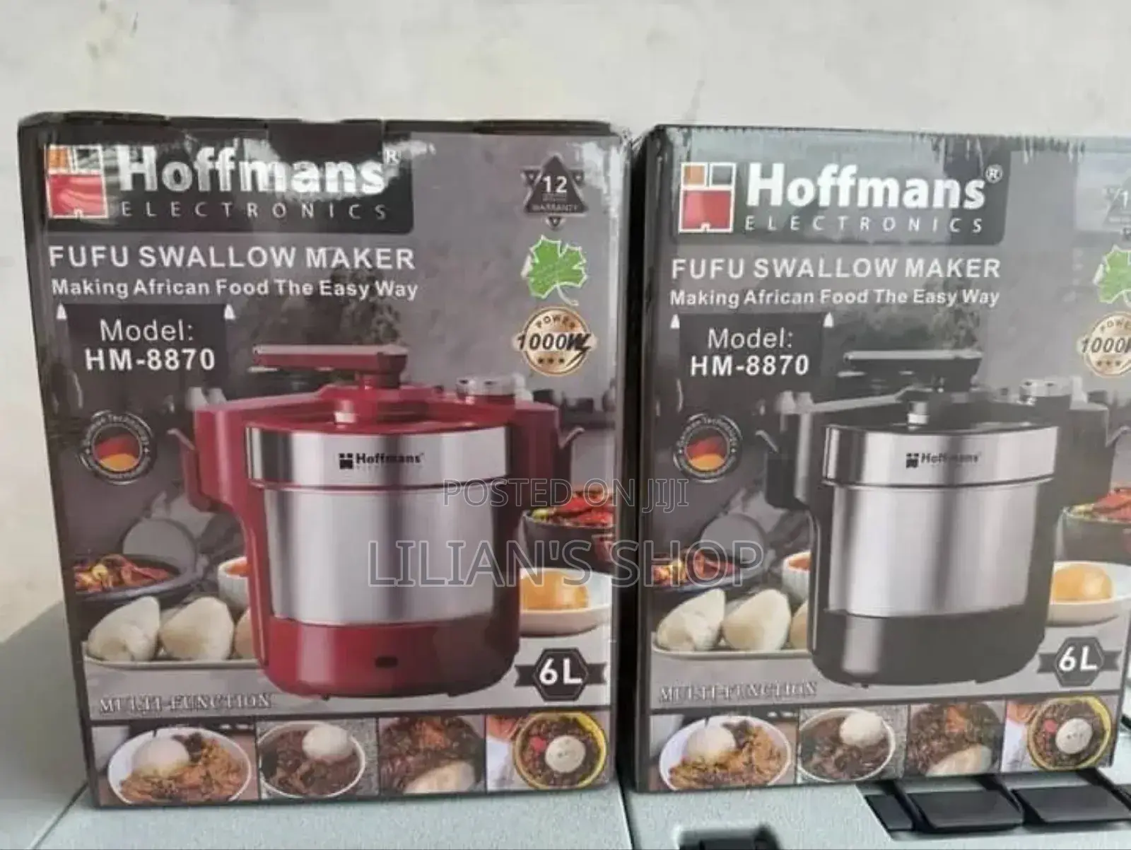 Hoffmans Fufu Swallow Maker, Model Hm-8870, a Multi-Functional