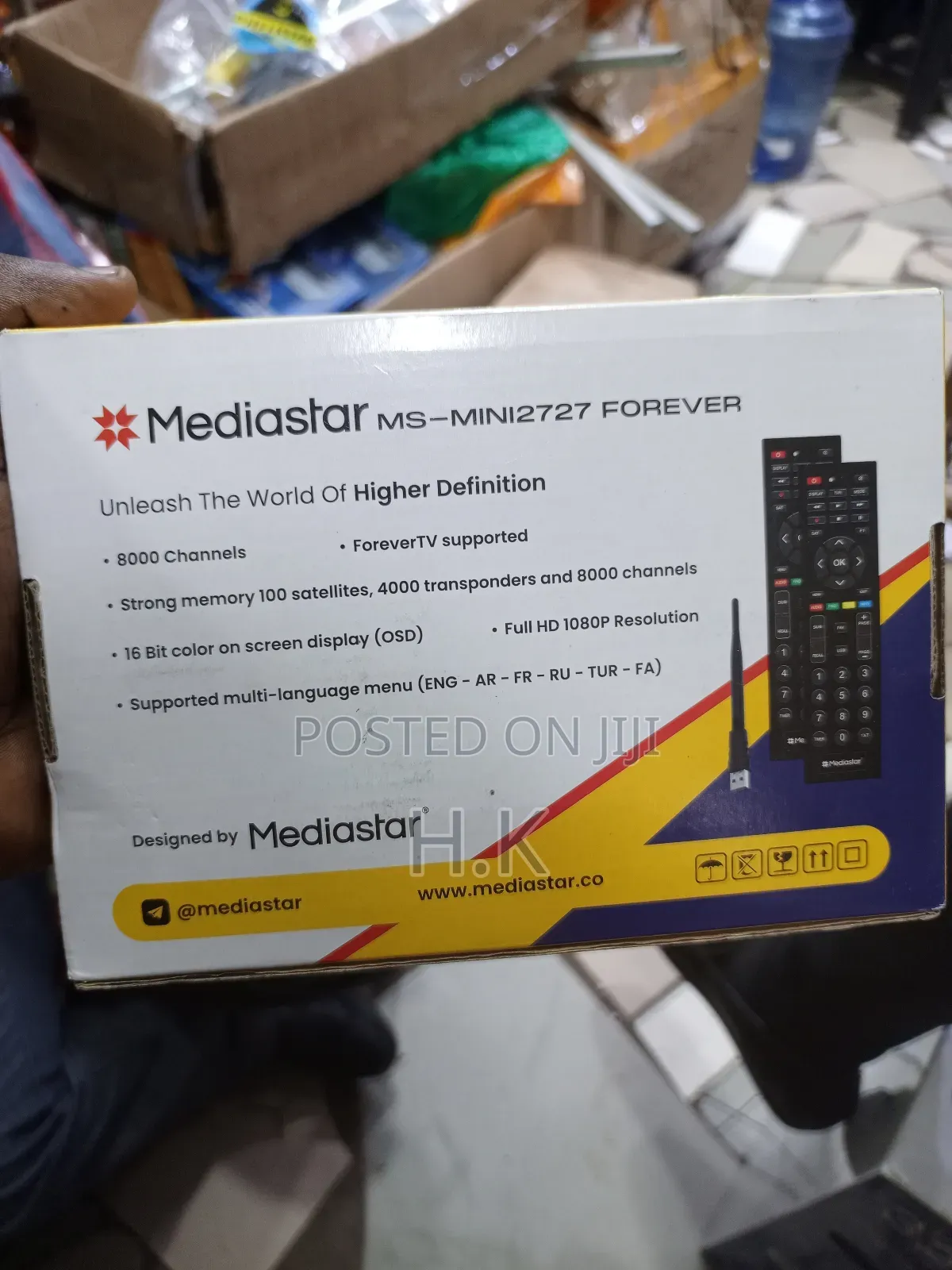 Mediastar Ms-Mini2727 Forever Digital Satellite Receiver.