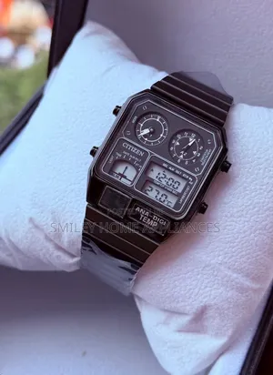 Citizen Black Analog Digital Wrist Time Piece at 20% Sales