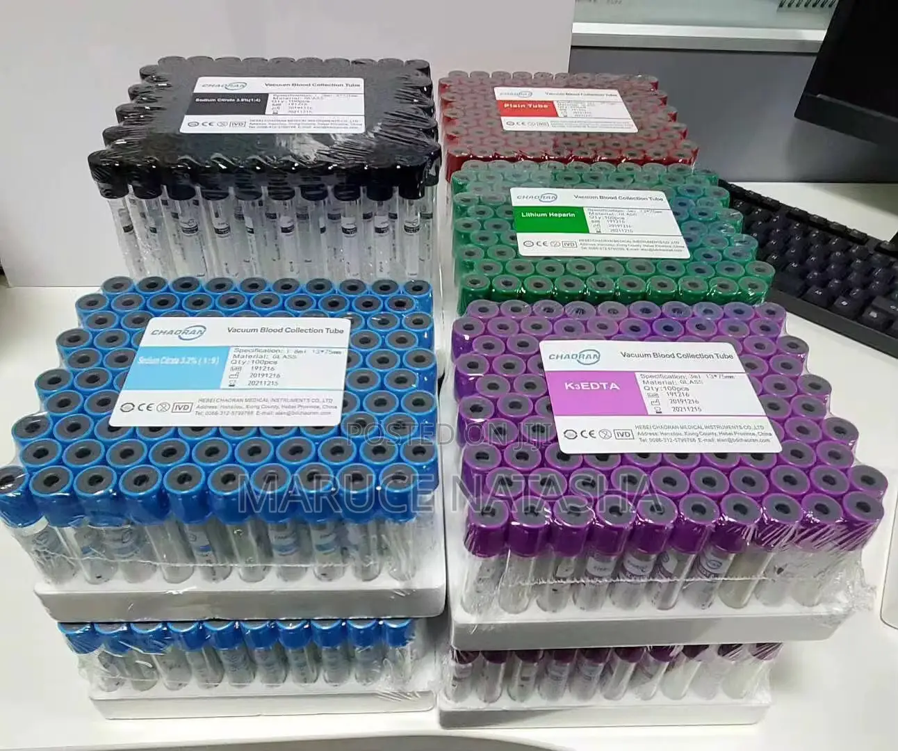 Vacuum Blood Collection Tubes (5mls)