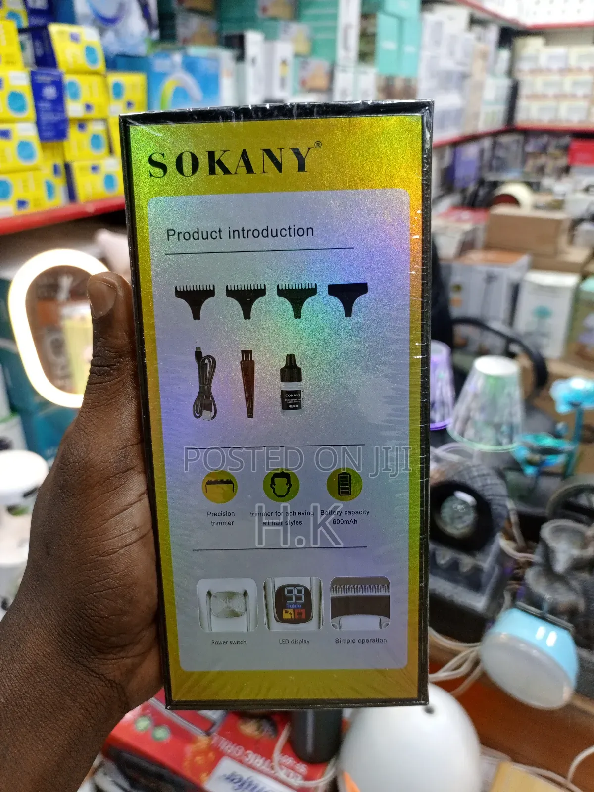 Sokany Sk-16064 Hair Clipper, a Rechargeable Electric Hair Clipper.