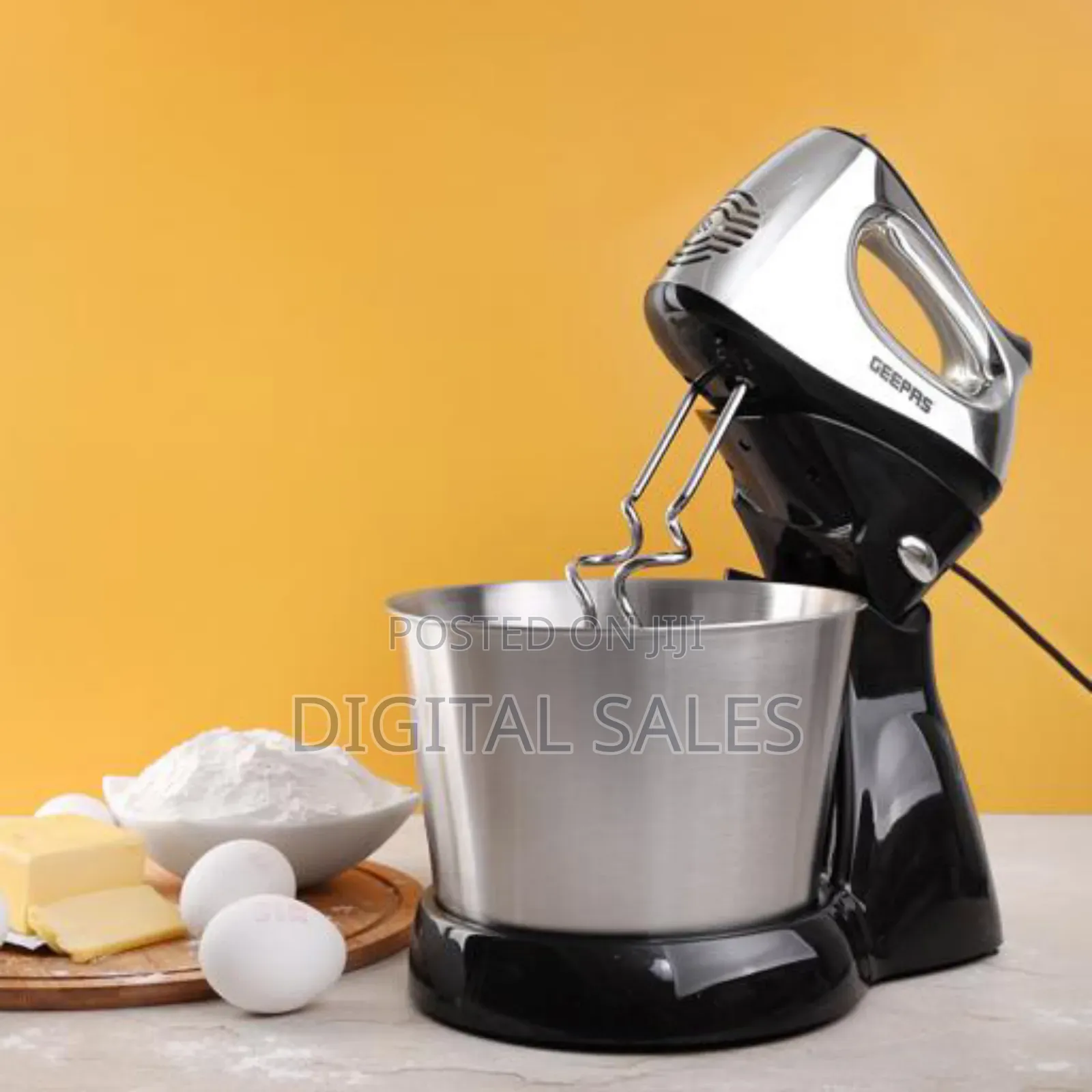 Geepas Stand Mixer GHM 5461 2.5l/Stainleds Steel/200w/5 SPD