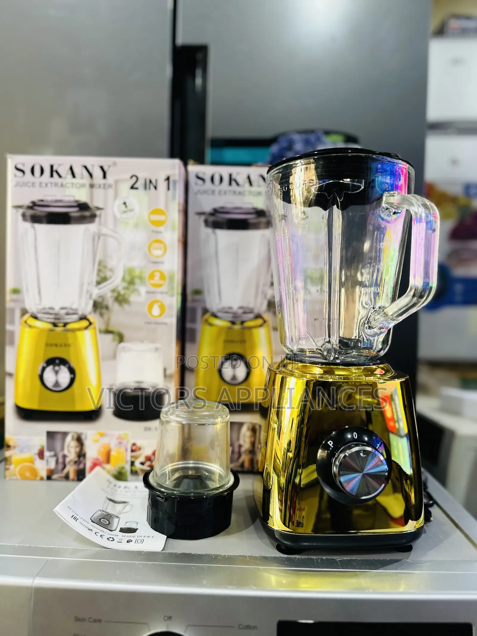 Sokany Blender 2in1