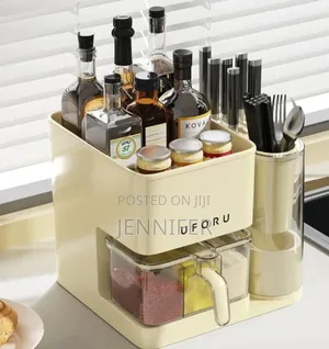 Kitchen Multifunctional Shelf,Utensils Large Compartment