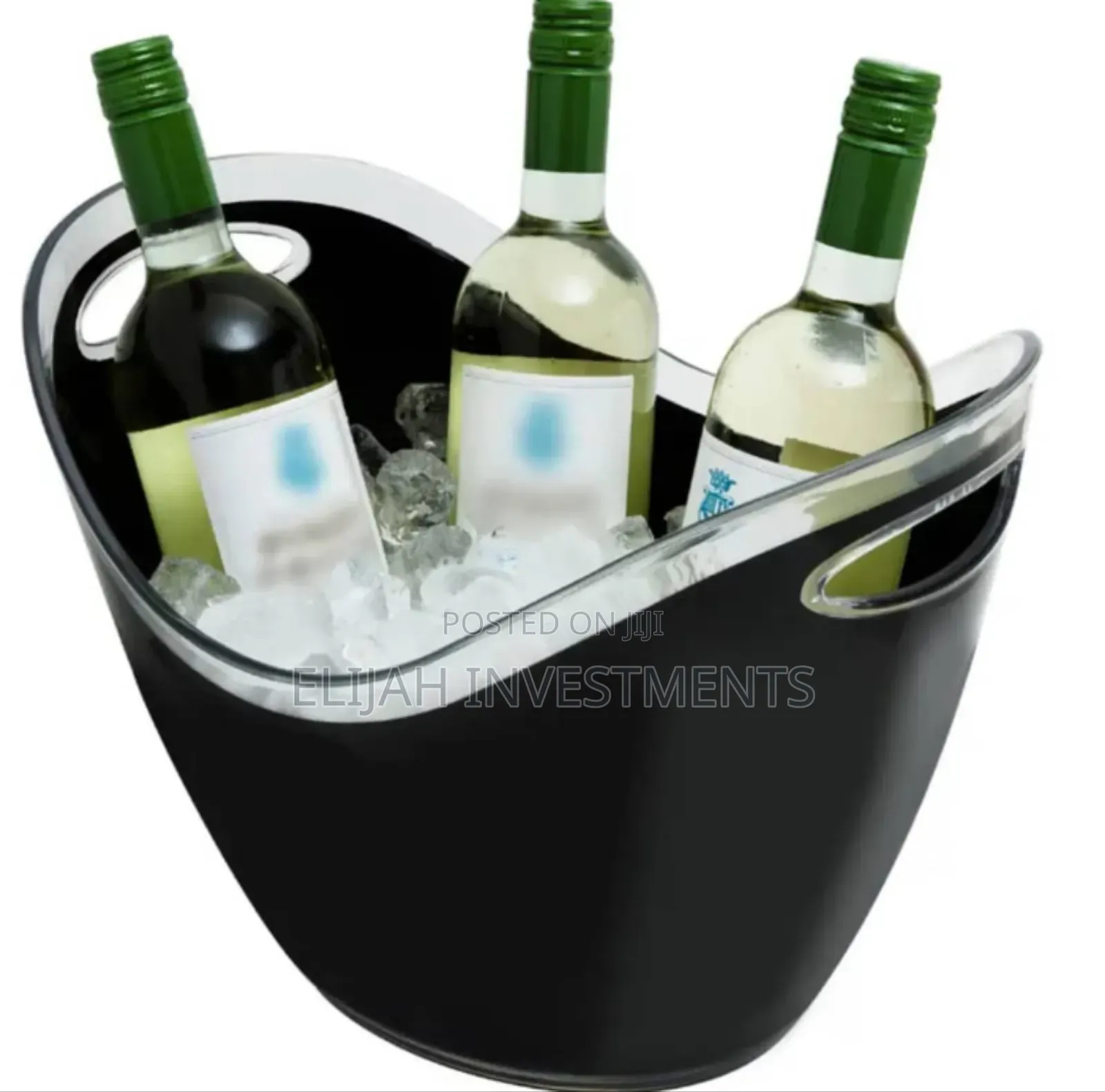 8l Black Plastic Bottle Chiller