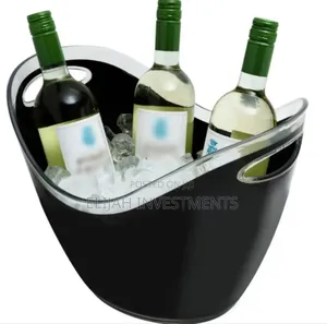 8l Black Plastic Bottle Chiller