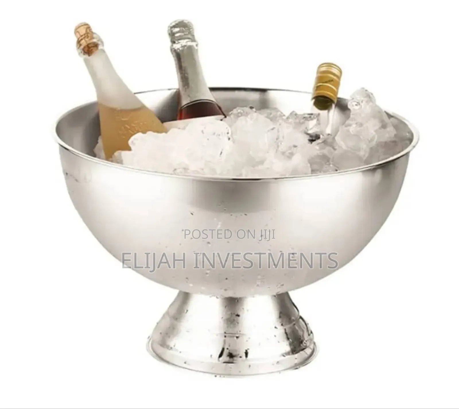 Stainless Steel Double Wall Ice Bucket Container