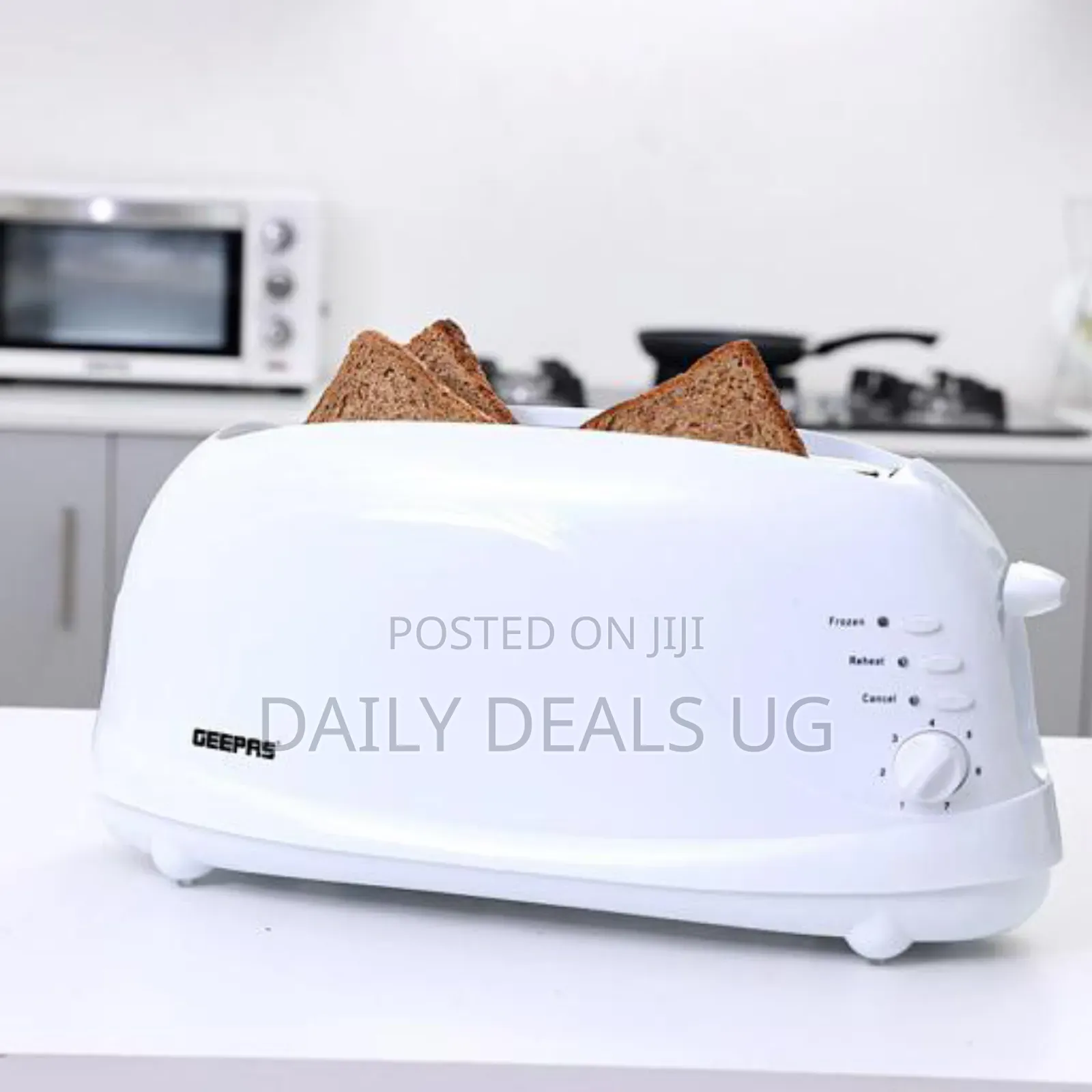 Geepas 1100w 4 Slices Bread Toaster