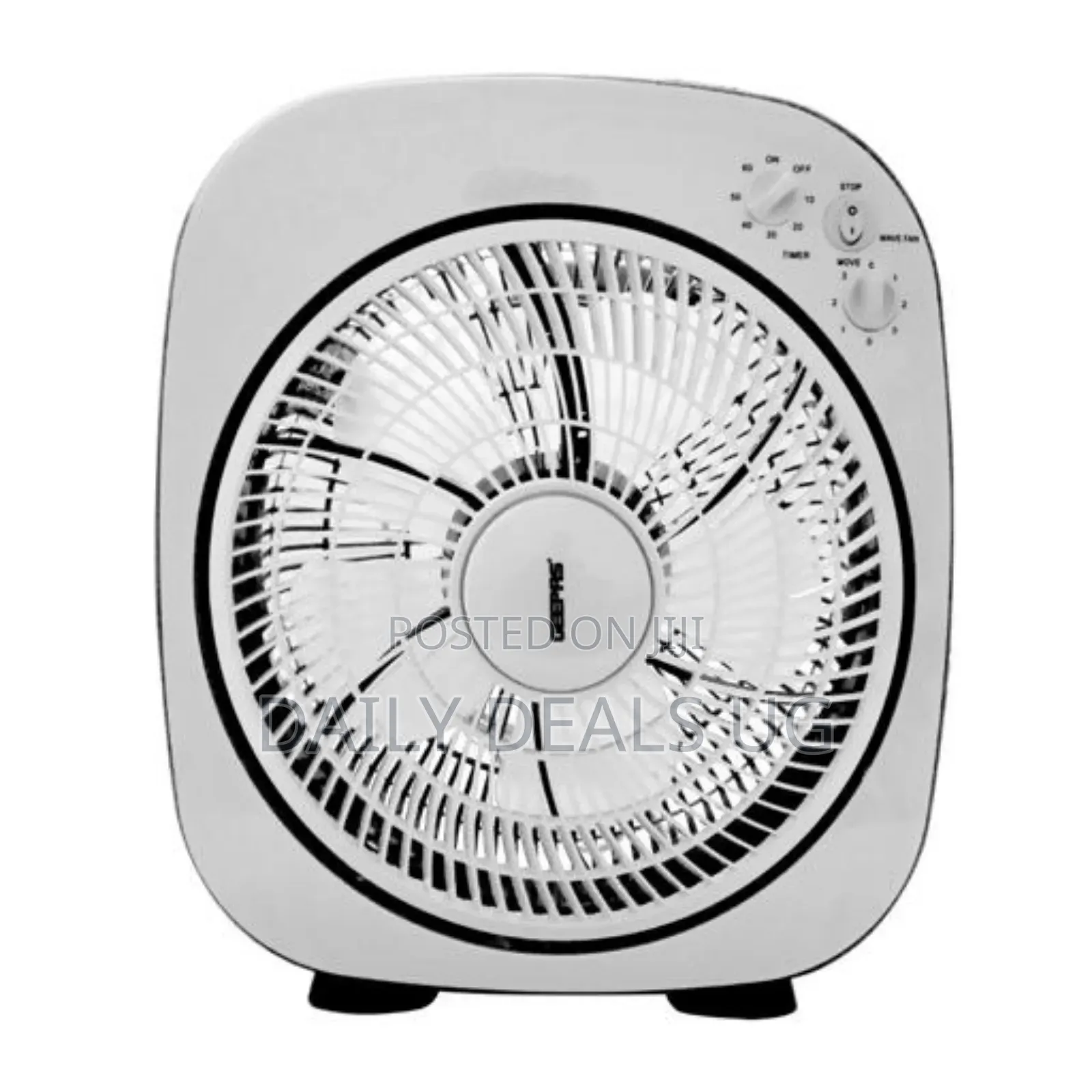 Personal Desk Fan With 45 W Powerful Copper Motor Geepas Gf926
